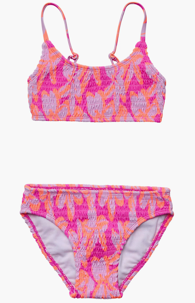 HIBISCUS HYPE SHIRRED BIKINI