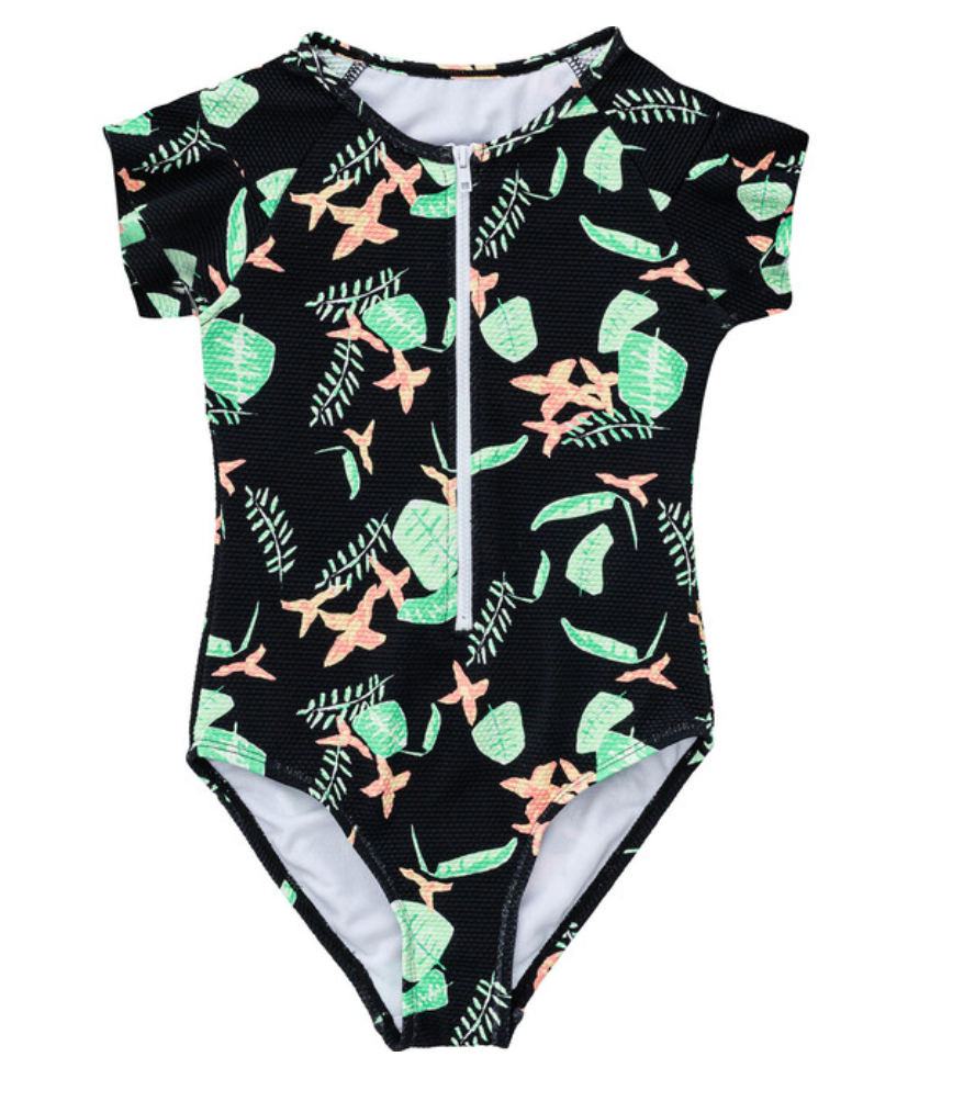 NEON RAINFOREST SS SURF SUIT