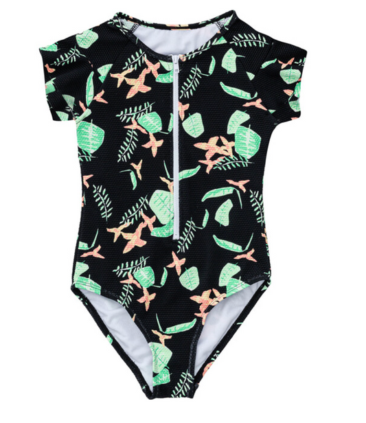 NEON RAINFOREST SS SURF SUIT
