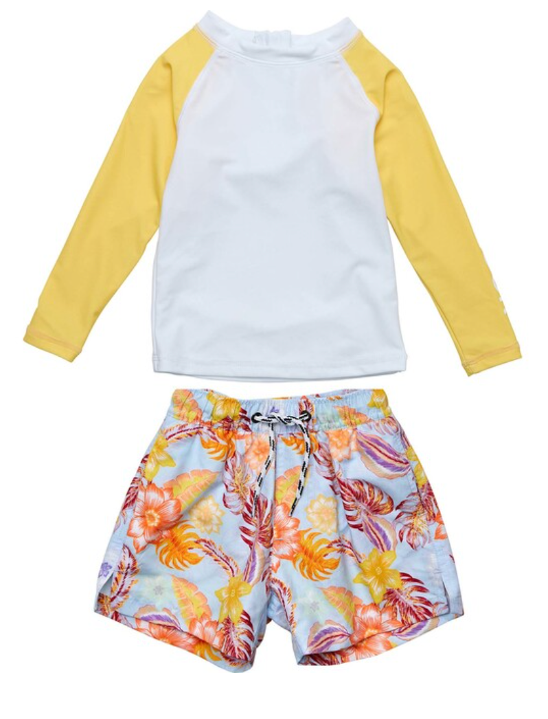 BOHO TROPICAL SUSTAINABLE LS BABY SET