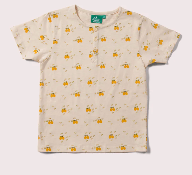 Lemon Grove Loose Short Sleeve Top