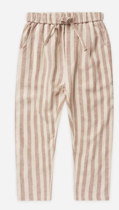 ethan trouser || clay stripe