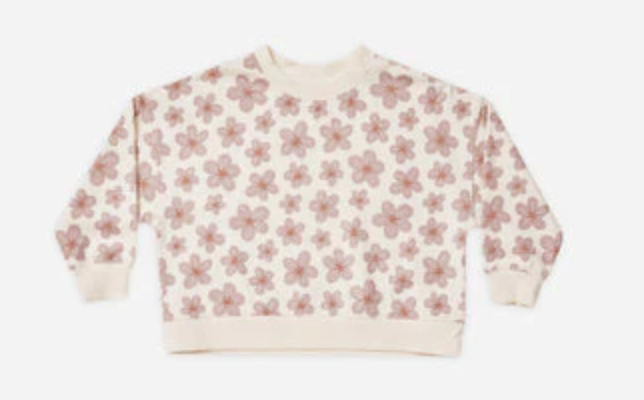 boxy pullover || hibiscus