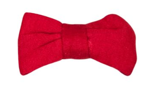 COTTON BOW TIE-RED