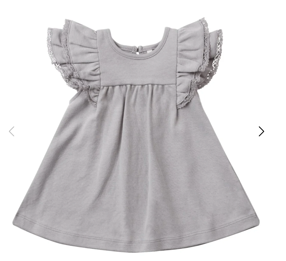 flutter dress || periwinkle