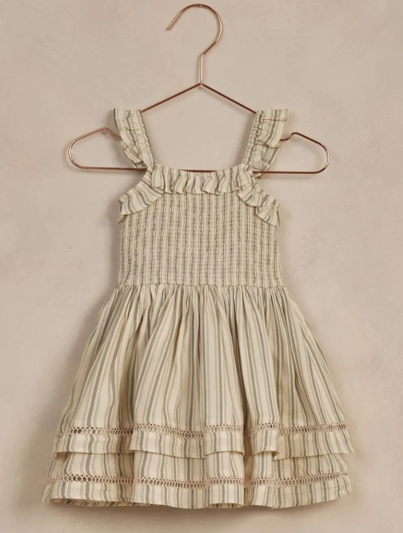 birdie dress || cypress stripe