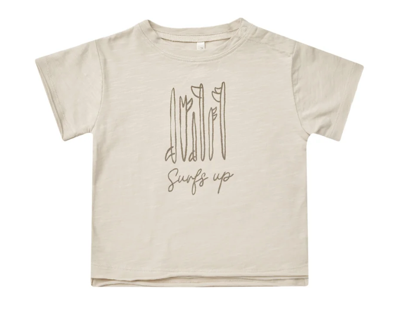 raw edge tee || surf's up