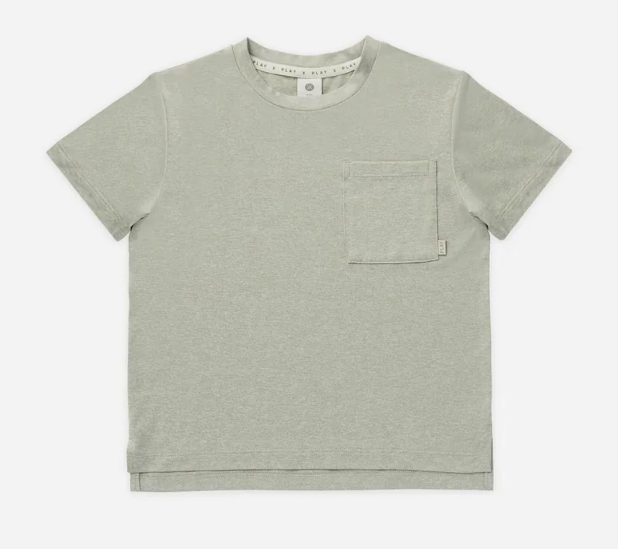cove essential pocket tee || heathered sage