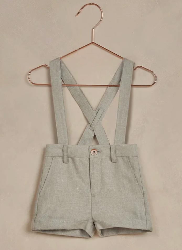 suspender short || sage