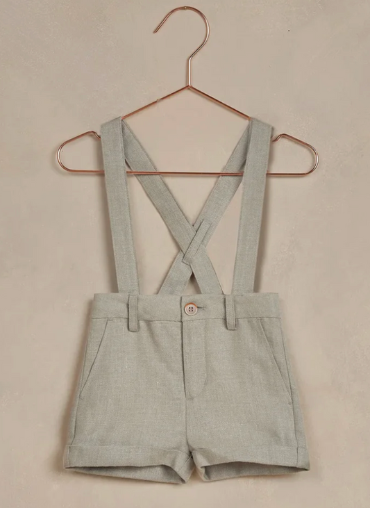 suspender short || sage