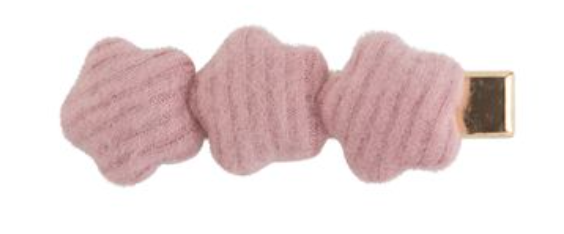 BRUSHED RIB 3 FLOWER-MAUVE