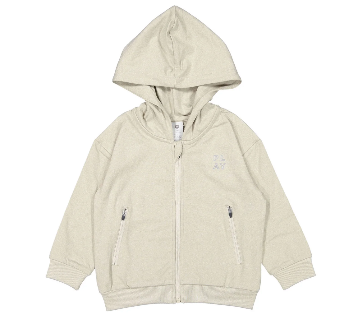 zip-up tech hoodie || heathered dove