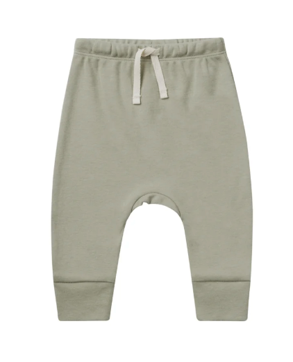 drawstring pant || sage