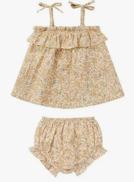 ruffle tube top set || blossom