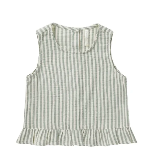 oceanside top || summer stripe
