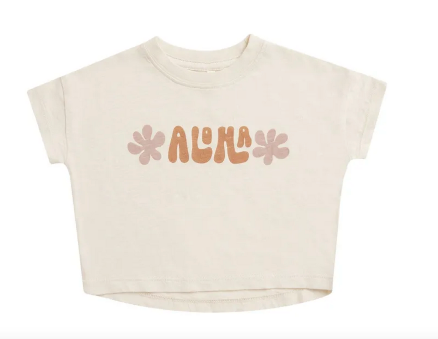 boxy tee || aloha