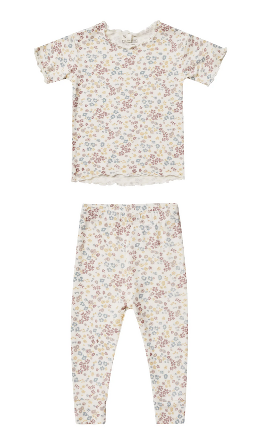 summer pj set || wild flowers