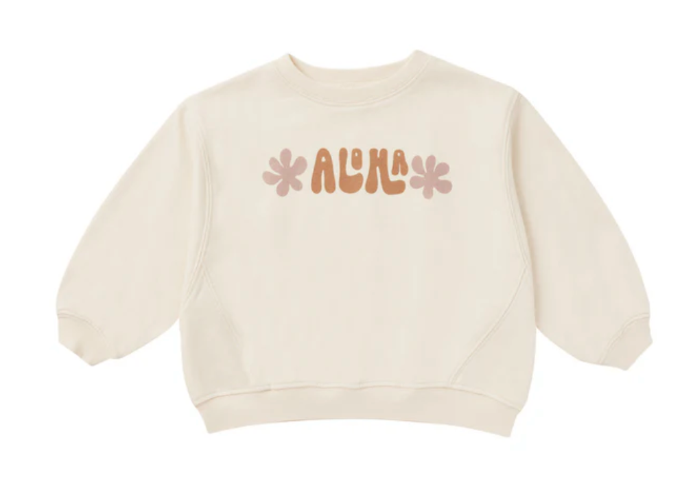oversized sweatshirt || aloha