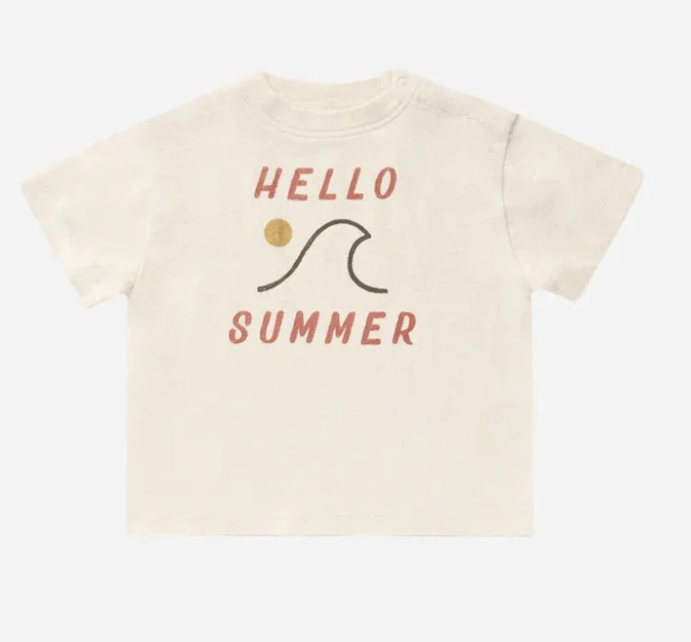 relaxed tee || hello summer