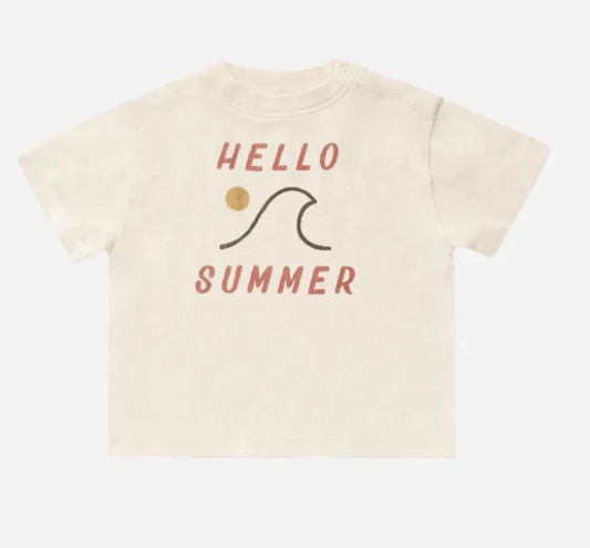 relaxed tee || hello summer