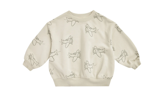 relaxed sweatshirt || airplanes