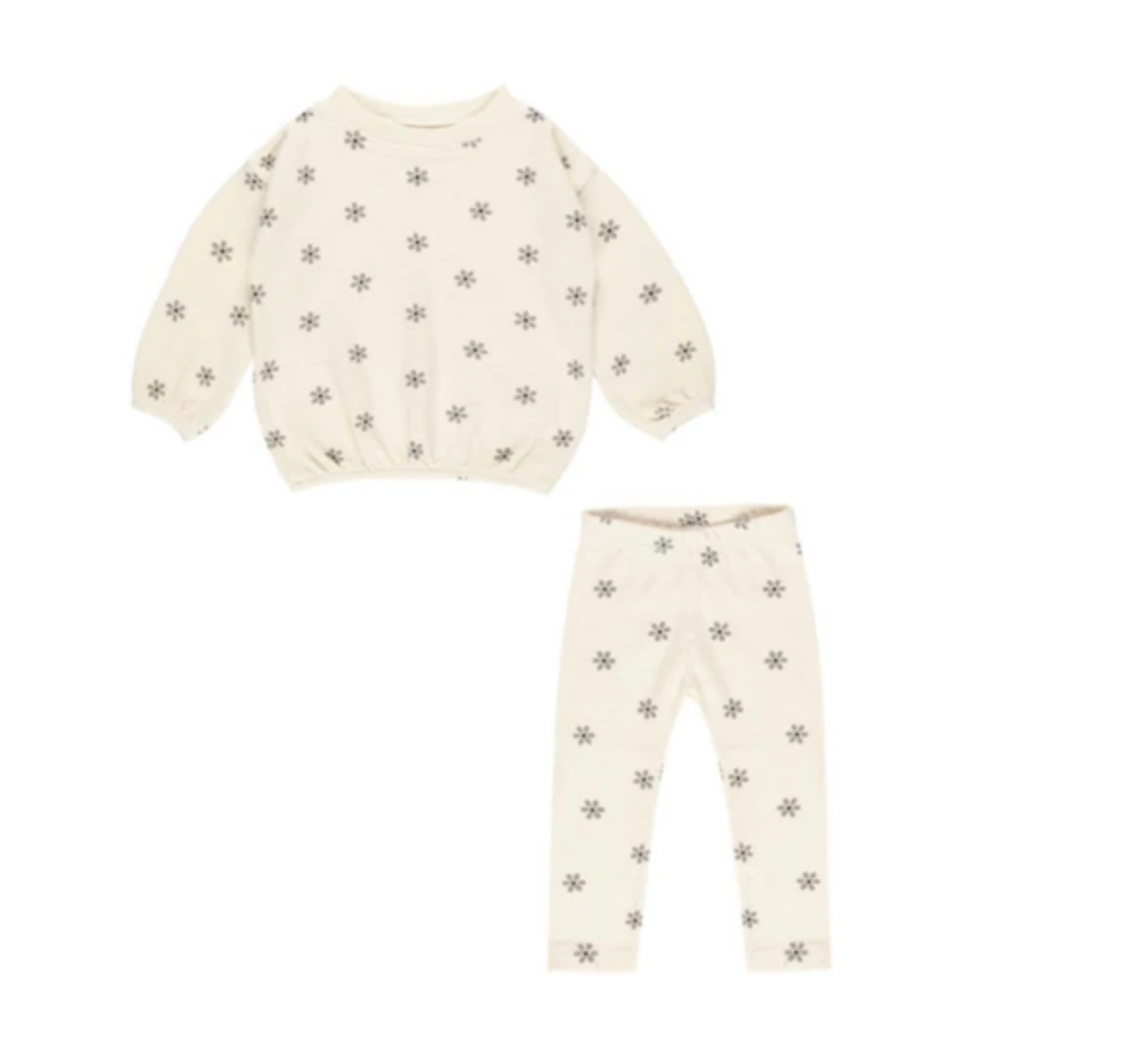 spongey knit set || polka dot