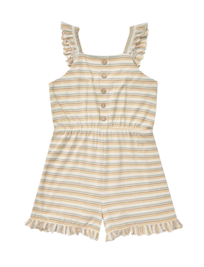 addy romper || vintage stripe