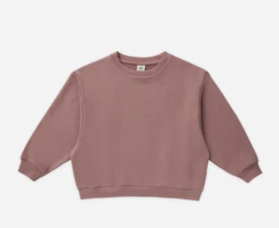 relaxed sweatshirt || mulberry