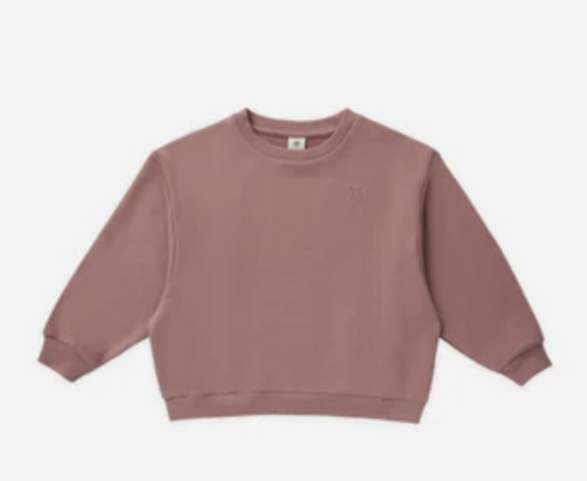 relaxed sweatshirt || mulberry