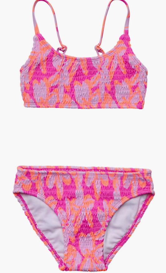 HIBISCUS HYPE SHIRRED BIKINI