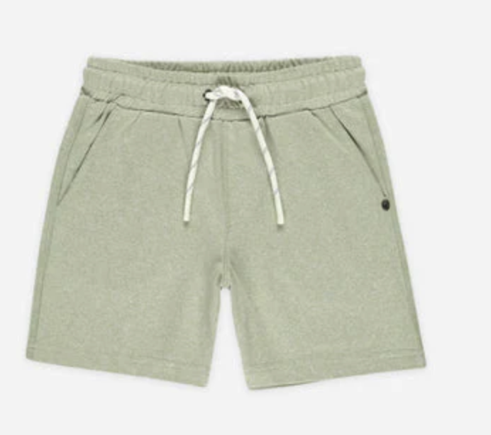 oceanside tech short || heathered sage