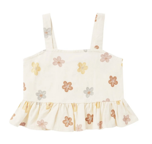 cropped peplum tank || leilani