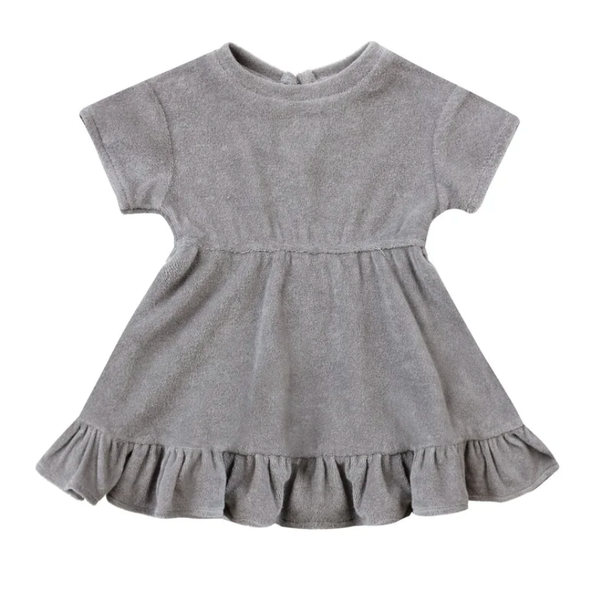 terry dress || lagoon