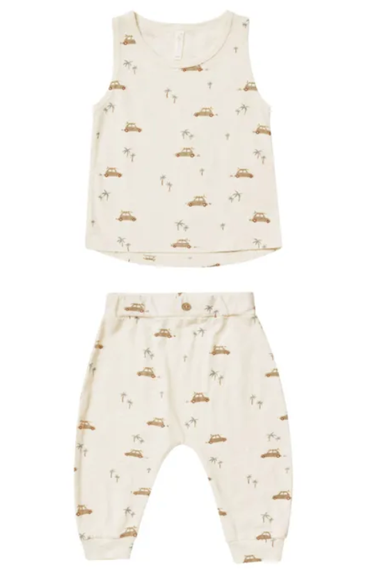 tank + slouch pant set || surf buggy