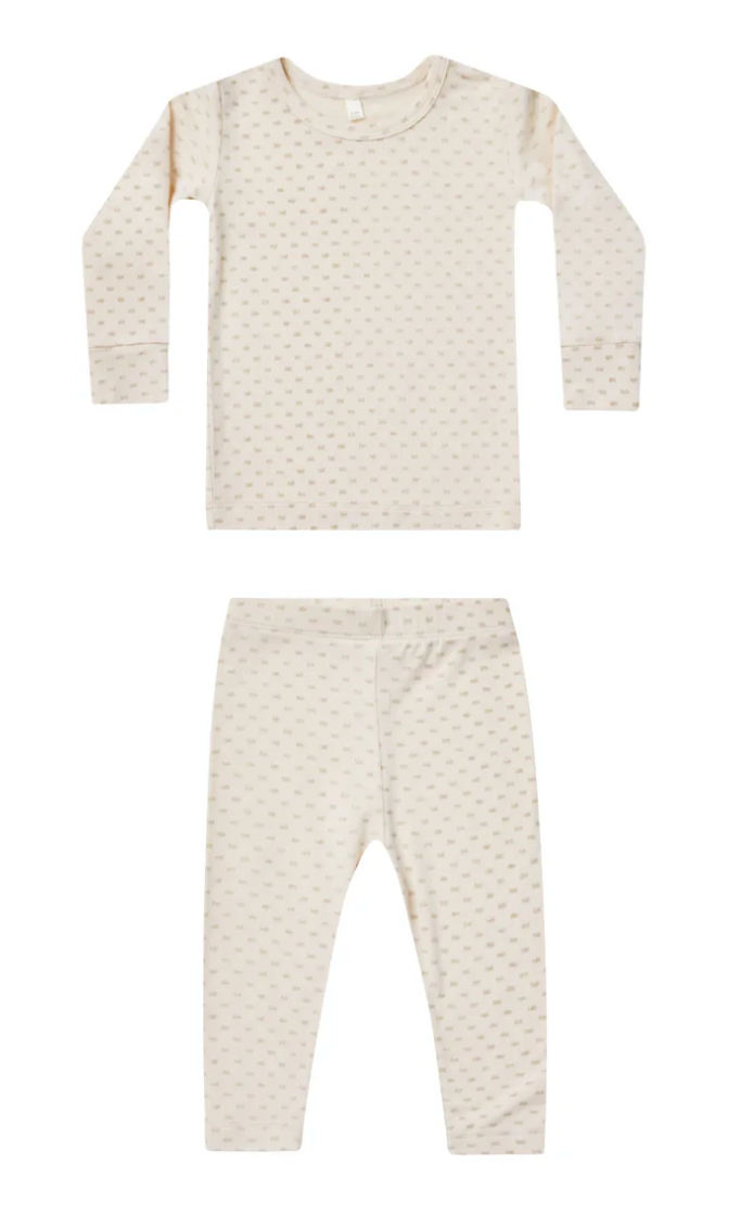 bamboo pajama set || oat check
