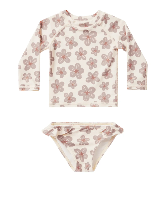 maryn rash guard set || hibiscus