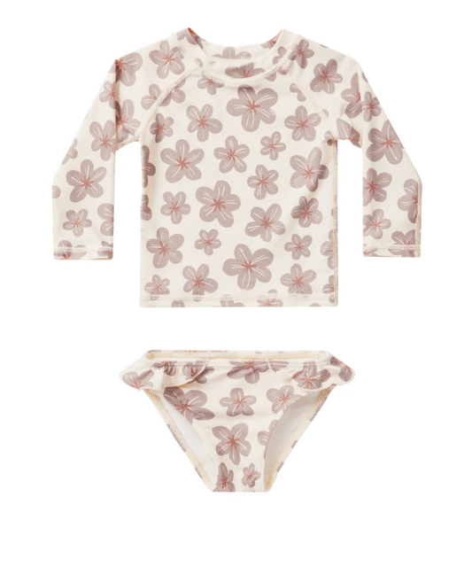 maryn rash guard set || hibiscus