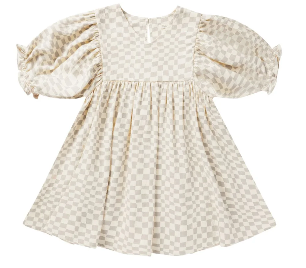 jolene dress || dove check