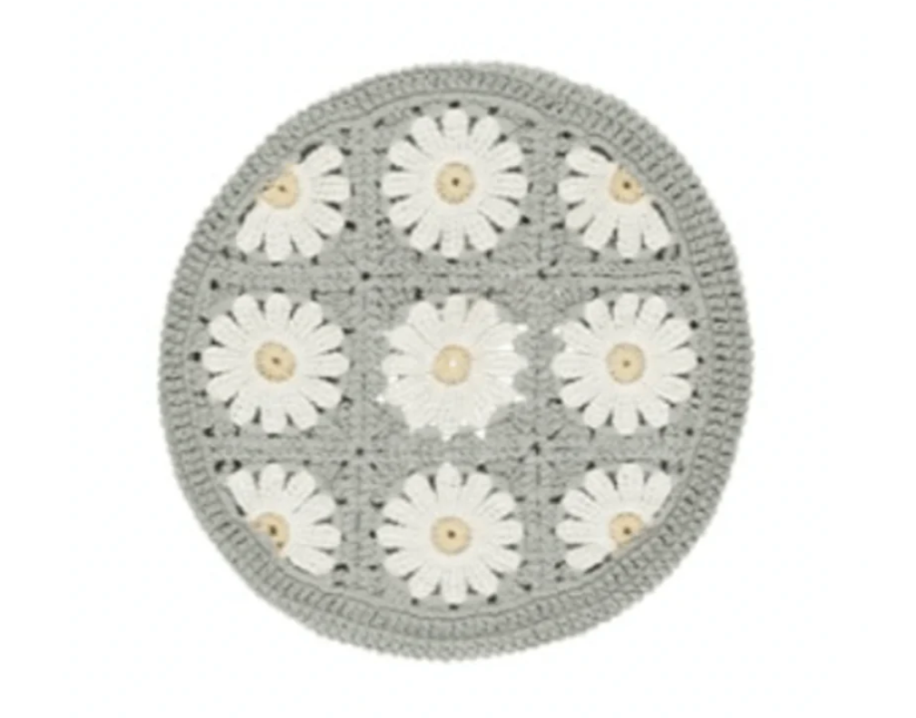crochet beret || daisy