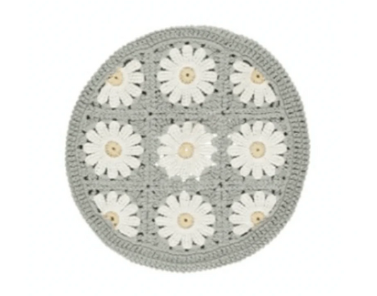 crochet beret || daisy