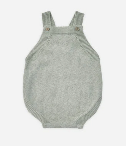 tatum romper || heathered sky
