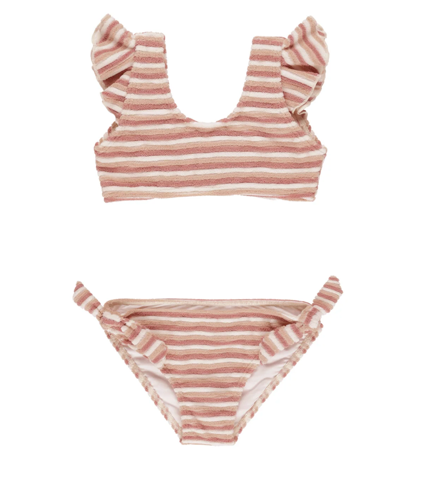 ojai bikini || pink stripe