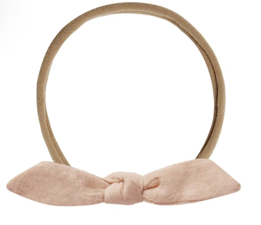 little knot headband || blush