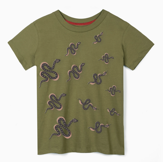 Organic Cotton Graphic Tees | Snakes