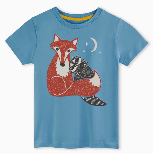 Organic Cotton Graphic Tees | Blue Forest Friends