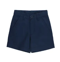 Boys Dark Navy Lightweight Chino Shorts | Blue / 3T