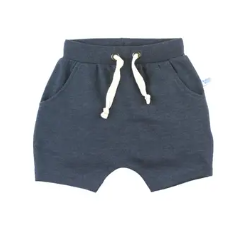 Boys Heather Navy Jogger Shorts | Blue / 5