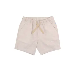 Boys Khaki Pull-on Shorts | Brown / 5