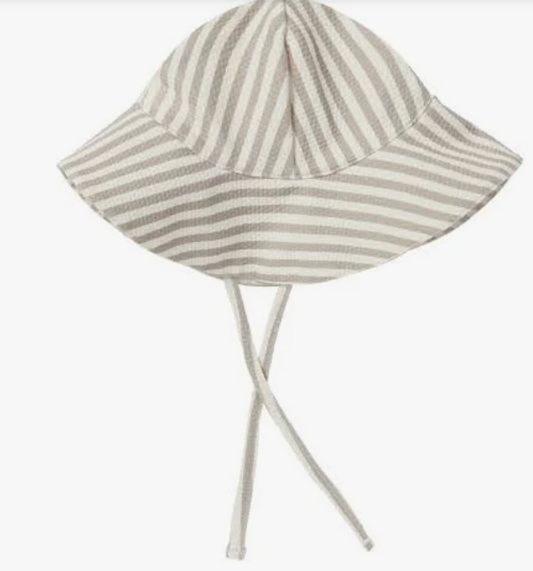 sun hat || ash stripe