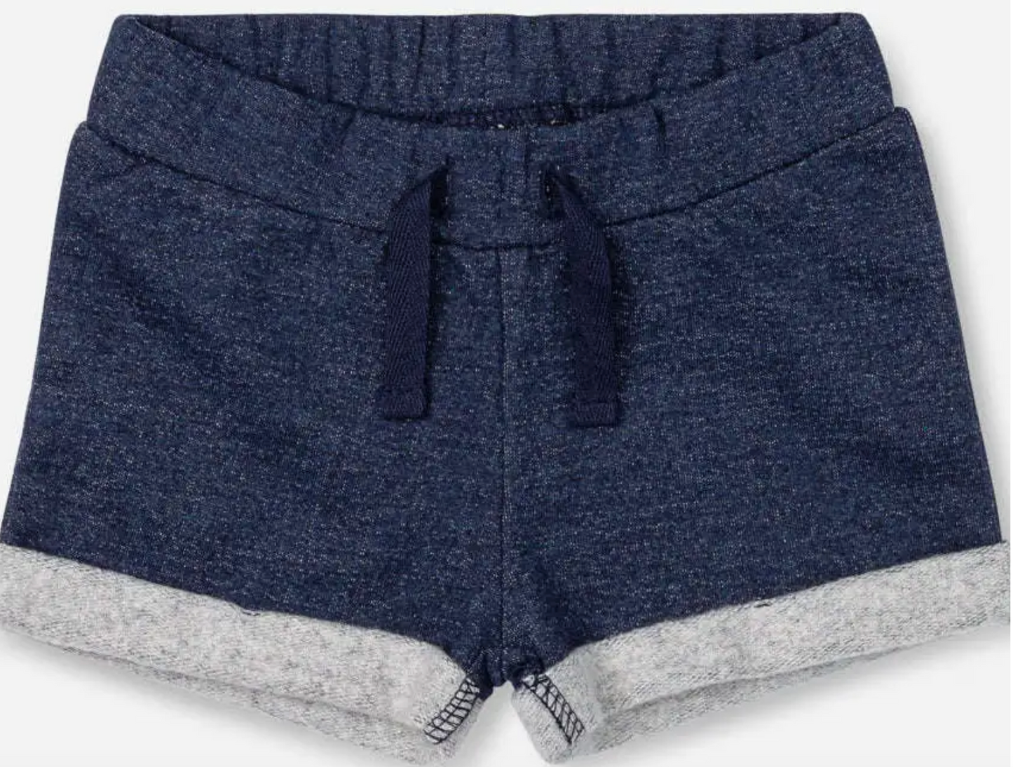 BASIC Sweatshorts_Navy Blue Heather